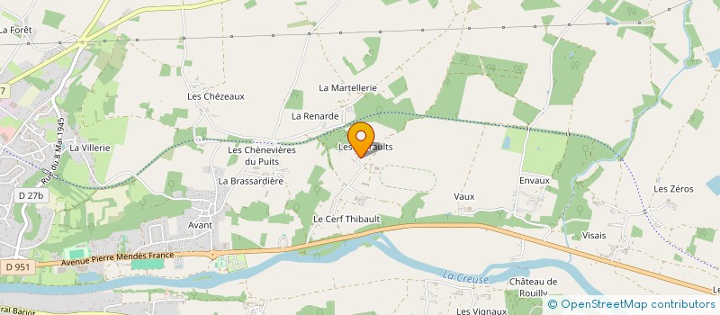localisation de l'entreprise SCI MARIE LAURELINE à LE BLANC
