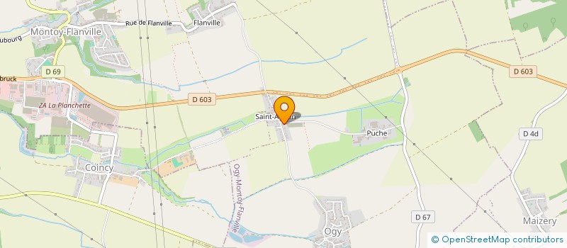 localisation de l'entreprise SCI MARIE - LEA  OGY-MONTOY-FLANVILLE