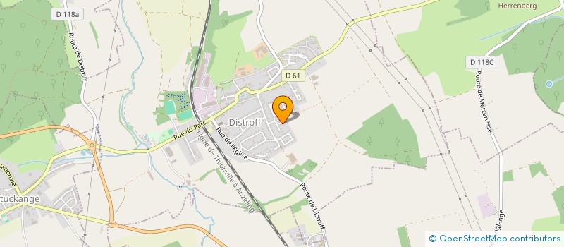 localisation de l'entreprise SCI MARIE-LINE  DISTROFF