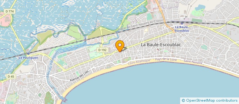 localisation de l'entreprise SCI MARIE LOU à LA BAULE-ESCOUBLAC