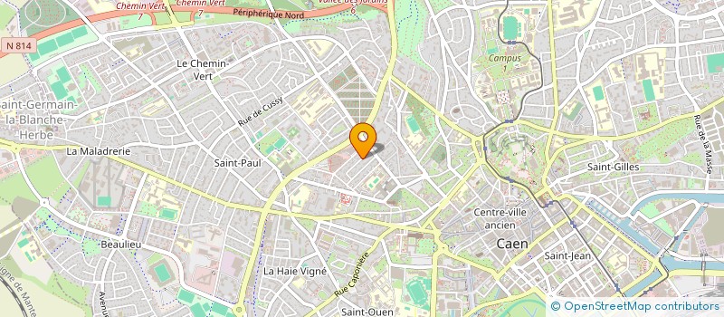 localisation de l'entreprise SCI MARIE-LOU à CAEN