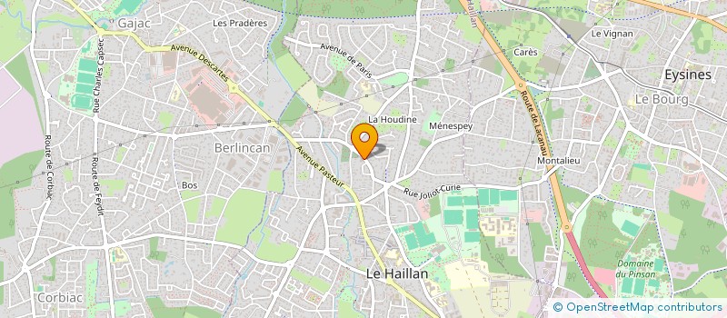 localisation de l'entreprise SCI MARIE LOUISE 33  LE HAILLAN