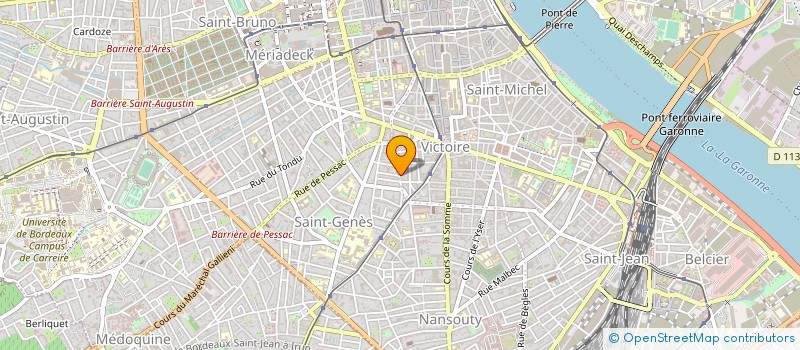 localisation de l'entreprise SCI MARIE-LOUISE  BORDEAUX