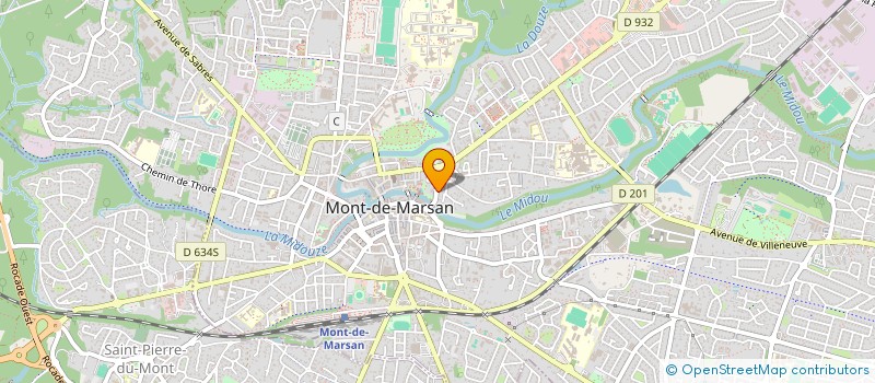 localisation de l'entreprise SCI MARIE LOUISE à MONT-DE-MARSAN