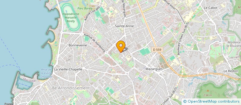 localisation de l'entreprise SCI MARIE LOUISE  MARSEILLE