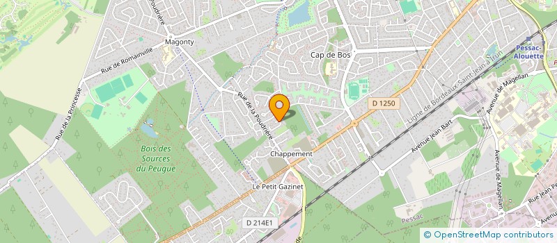 localisation de l'entreprise SCI MARIE ODILE JAGER-GRAPPIN  PESSAC