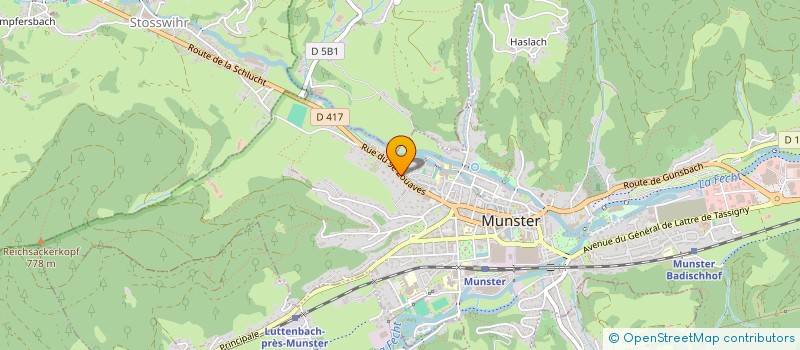 localisation de l'entreprise SCI MARIE-PASCAL  MUNSTER