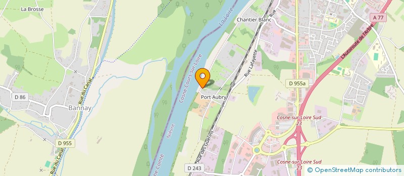 localisation de l'entreprise SCI MARIE PAT à COSNE-COURS-SUR-LOIRE