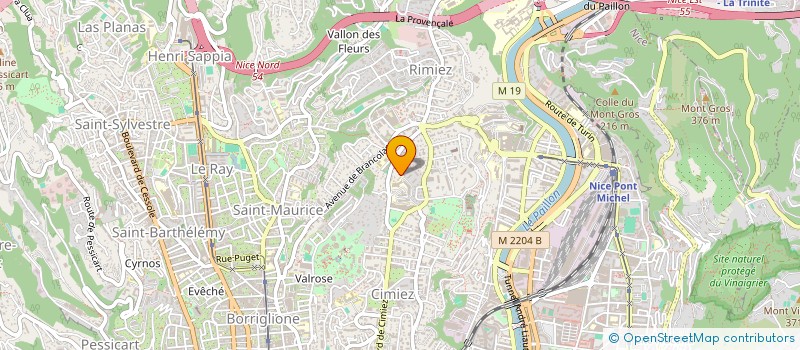 localisation de l'entreprise SCI MARIE PIERRE à NICE