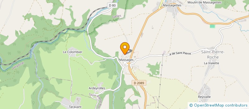 localisation de l'entreprise SCI MARIE PIERRE  SAINT-PIERRE-ROCHE