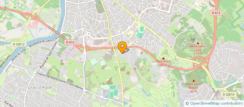 localisation de l'entreprise SCI MARIE PIERRE  AGDE