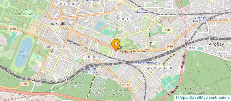 localisation de l'entreprise SCI MARIE PIERRE à VERSAILLES