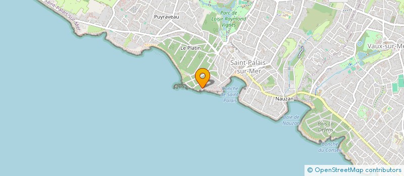 localisation de l'entreprise SCI MARIE PIERRE CREON  SAINT-PALAIS-SUR-MER