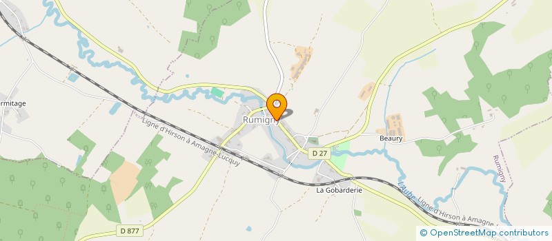 localisation de l'entreprise SCI MARIE-PIERRE & LUCAS  RUMIGNY