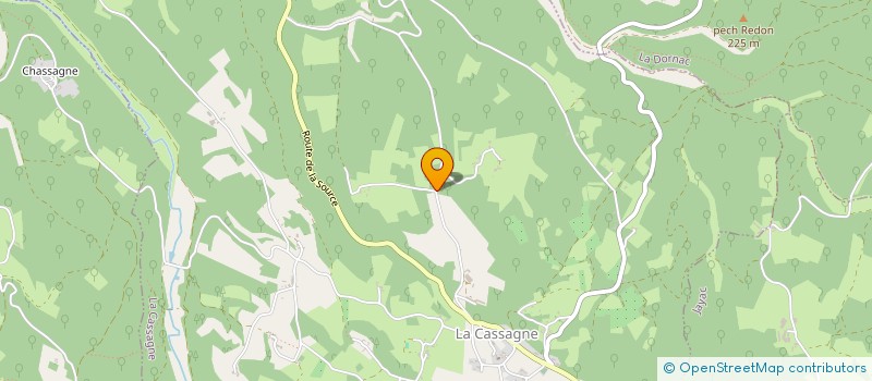 localisation de l'entreprise SCI MARIE ROSE  LA CASSAGNE