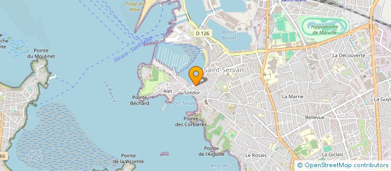 localisation de l'entreprise SCI MARIE (S)  SAINT-MALO