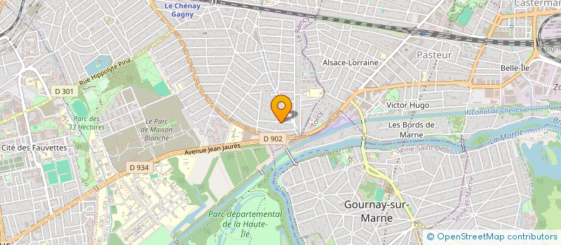 localisation de l'entreprise SCI MARIE STEPHANIE  GAGNY