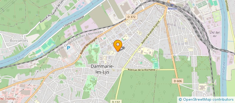localisation de l'entreprise SCI MARIE THERESE à DAMMARIE-LES-LYS