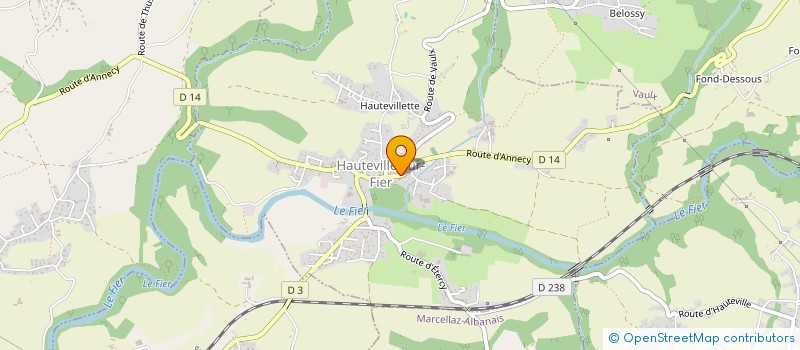 localisation de l'entreprise SCI MARIE-THERESE ET VERONIQUE  VALLIERES-SUR-FIER