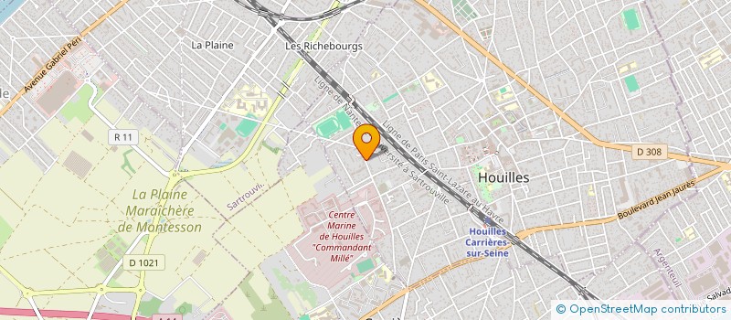 localisation de l'entreprise SCI MARIE VINCENT à HOUILLES