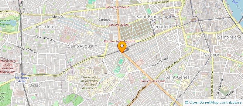 localisation de l'entreprise SCI MARIE YANN  BORDEAUX