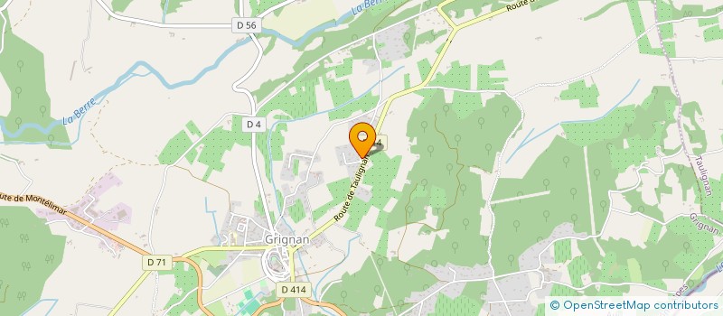 localisation de l'entreprise SCI MARIEANDRE  GRIGNAN