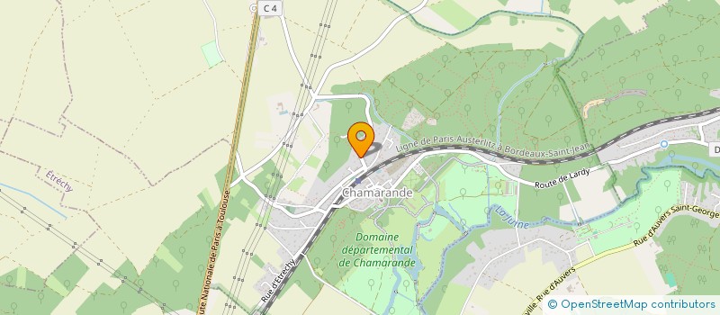localisation de l'entreprise SCI MARIEETANTOINE 2  CHAMARANDE