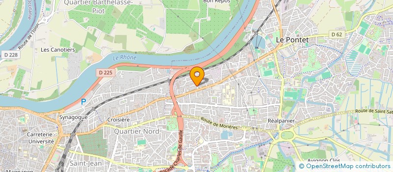 localisation de l'entreprise SCI MARIEFANNY  LE PONTET