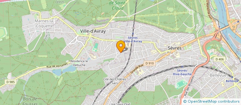 localisation de l'entreprise SCI MARIEFLO  VILLE-D'AVRAY