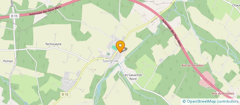 localisation de l'entreprise SCI MARIEKE  AILLAS