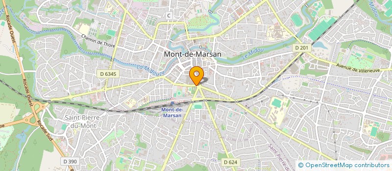 localisation de l'entreprise SCI MARIEKIN à MONT-DE-MARSAN