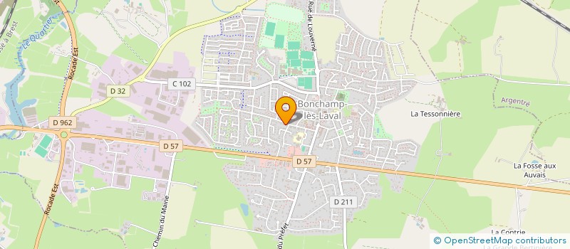 localisation de l'entreprise SCI MARIELLE  BONCHAMP-LES-LAVAL