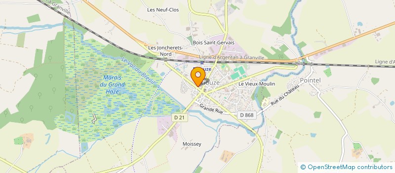 localisation de l'entreprise SCI MARIELLE à BRIOUZE