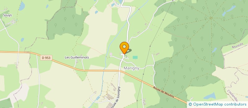 localisation de l'entreprise SCI MARIETIE  MARIGNY