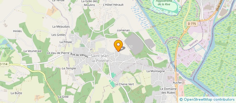 localisation de l'entreprise SCI MARIETIE  SAINT-JEAN-LA-POTERIE