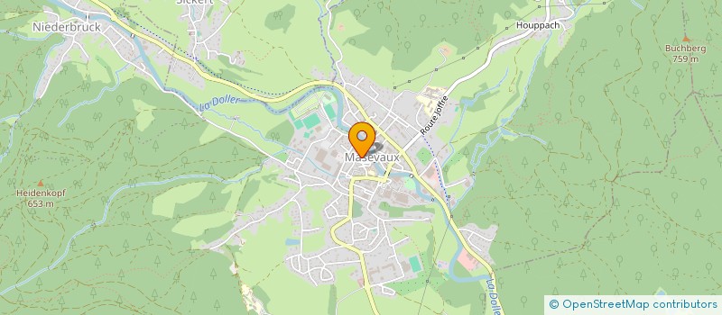 localisation de l'entreprise SCI MARIETTE  MASEVAUX-NIEDERBRUCK