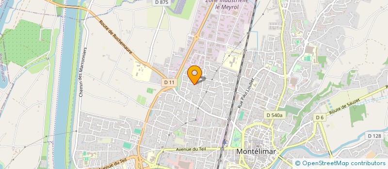 localisation de l'entreprise SCI MARIFIO à MONTELIMAR