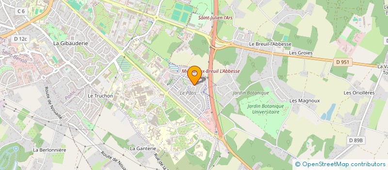 localisation de l'entreprise SCI MARIFRAN à SAINT-BENOIT