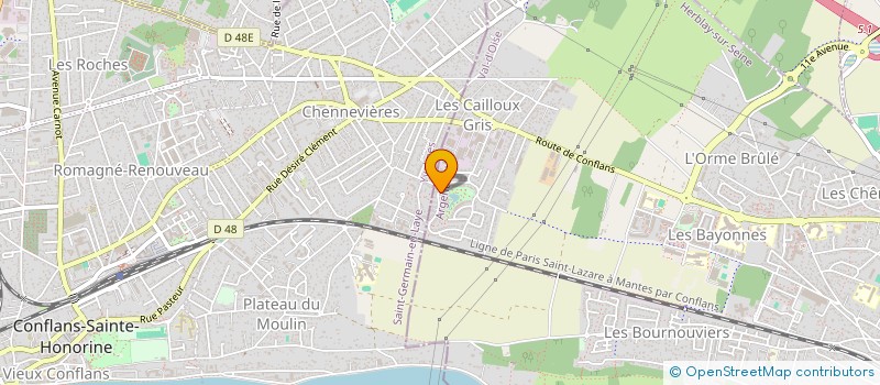 localisation de l'entreprise SCI MARIGELO  HERBLAY-SUR-SEINE