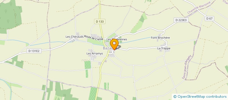 localisation de l'entreprise SCI MARIGNAN  BAZAUGES