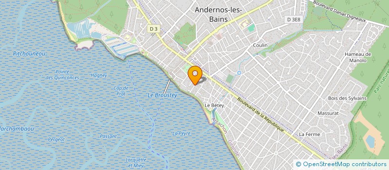 localisation de l'entreprise SCI MARIGNAN  ANDERNOS-LES-BAINS