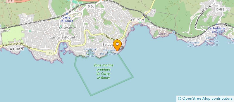 localisation de l'entreprise SCI MARIGNAN  CARRY-LE-ROUET