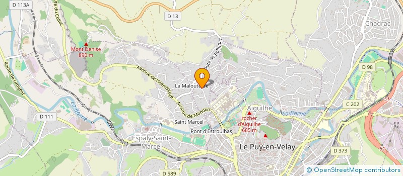 localisation de l'entreprise SCI MARIGNAN  POLIGNAC