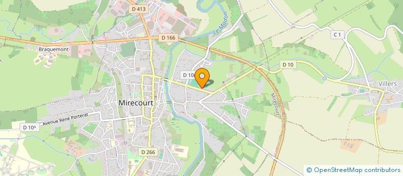 localisation de l'entreprise SCI MARIGNIER  MIRECOURT