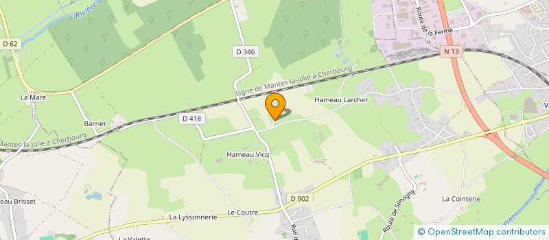 localisation de l'entreprise SCI MARIGNY  YVETOT-BOCAGE