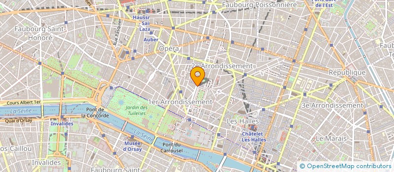 localisation de l'entreprise SCI MARIGNY  PARIS