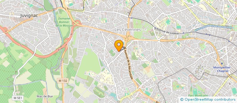 localisation de l'entreprise SCI MARIINSKY VILLENEUVE à MONTPELLIER