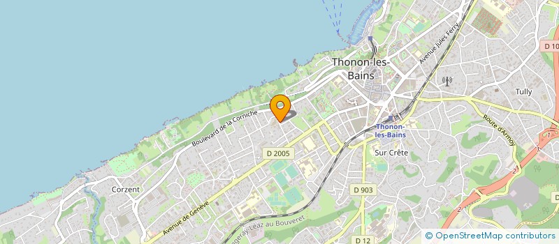 localisation de l'entreprise SCI MARIJAC à THONON-LES-BAINS
