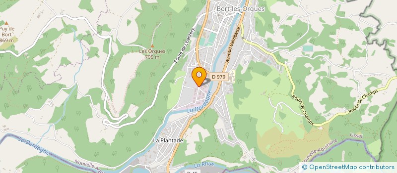 localisation de l'entreprise SCI MARIJAN  BORT LES ORGUES