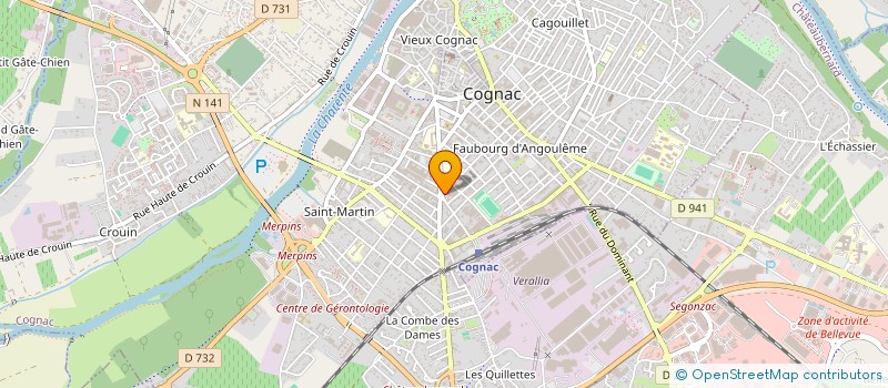 localisation de l'entreprise SCI MARIJEAN à COGNAC